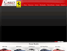 Tablet Screenshot of cauleyferrari.com